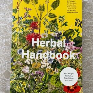 Herbal Handbook with Vibrant Floral Cover